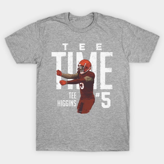 Tee Higgins Cincinnati Tee Time T-Shirt by ClarityMacaws